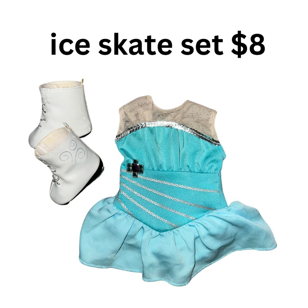 American Girl doll ice skater outfit